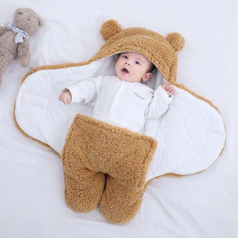 Couverture à Capuche pour Bébé en Coton Doux – MISSOV