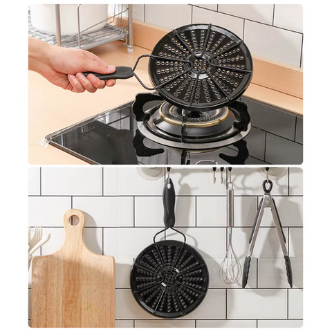 Diffuseur de Chaleur pour Cuisinière à Gaz – Plaque de Cuisson Noire