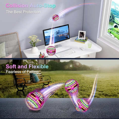 Fly Ball Avec LED Lumière - Boomerang Ball Jeu Interactif