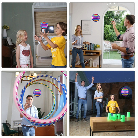 Fly Ball Avec LED Lumière - Boomerang Ball Jeu Interactif