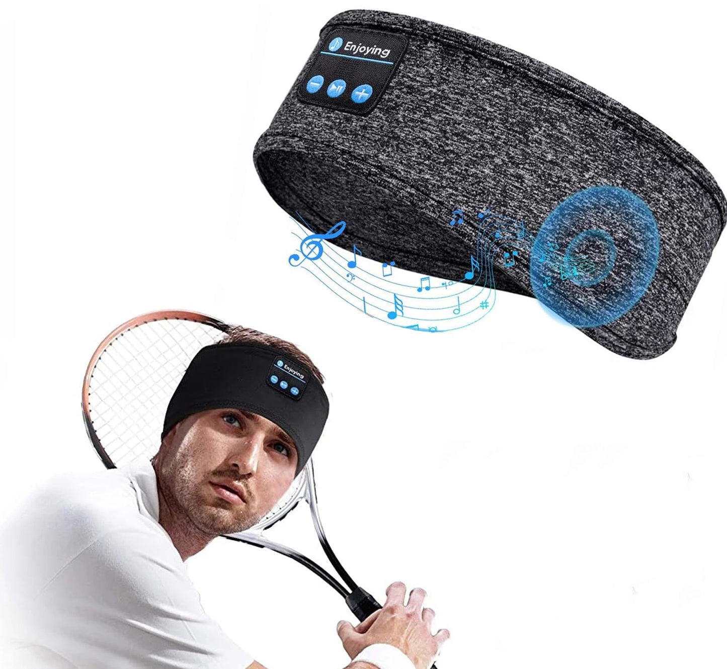 Casque de sommeil et bandeau de sport avec Bluetooth