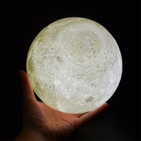 Lampe Lunaire 3D Rechargeable avec Télécommande