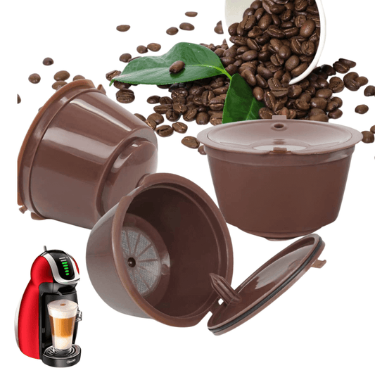 Pack Capsules de Café Rechargeables et Réutilisable pour Dolce Gusto.