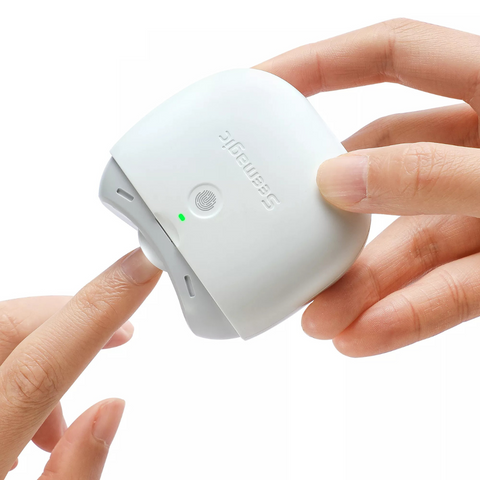 Coupe-Ongles Électrique Portable avec Lumière, Design Incurvé sans Fil